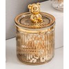 narunaru Cute Acrylic Trinket Box, Cotton, Toothpick, Interior Decoration, Lid