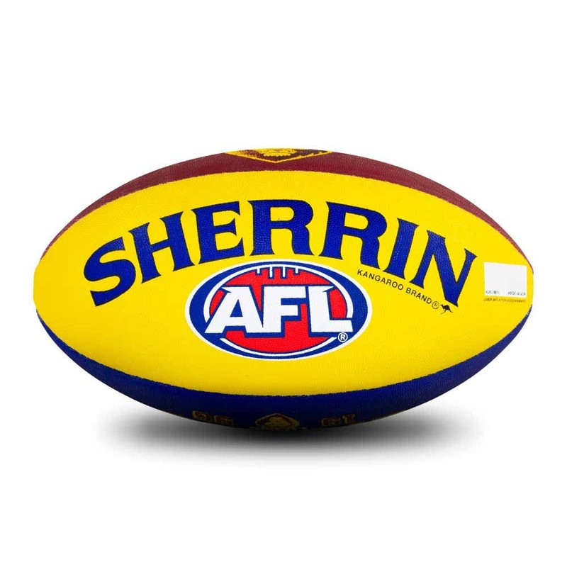Sherrin Brisbane Lions AFL Club Football, Size 5