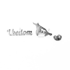 Petite Marie Usedom Women's Earrings 925 Silver – Motif: Usedom Silver Matt – Earrings Silver 925 Usedom Souvenir, Usedom Gifts, Sterling Silver