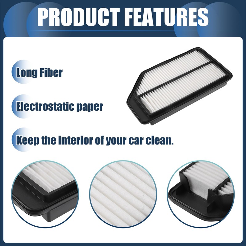 INFINAUTO Engine Air Filter Replacement for Honda ODY-SSEY 2011-2017 No.17220RV0A00