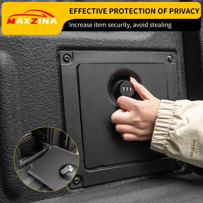 Maxzina Truck Security Lock Cover Compatible with 2024 2025 Ford