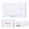 Xlycrtve Wireless Light Switch 3 on-Off Switch 1 Piece with