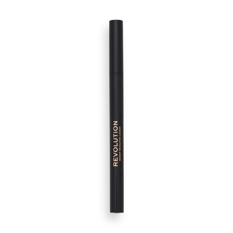 Makeup Revolution, Hair Stroke Eyebrow Pen, Dark Brown, 0.5 ml