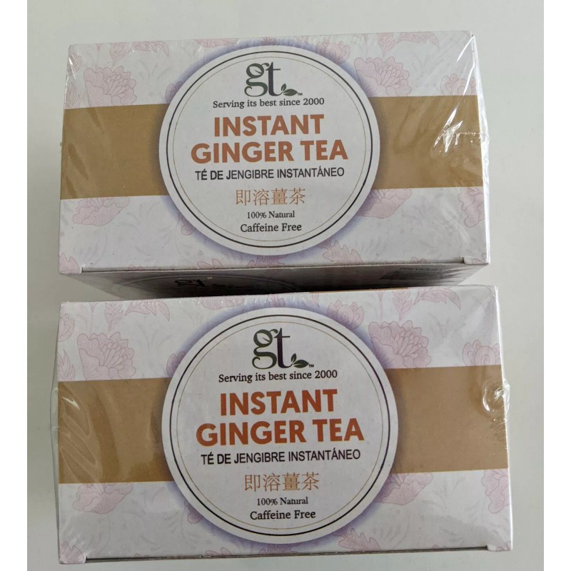 Ginger 2X Instant Ginger Tea Caffeine free 100% Natural 5