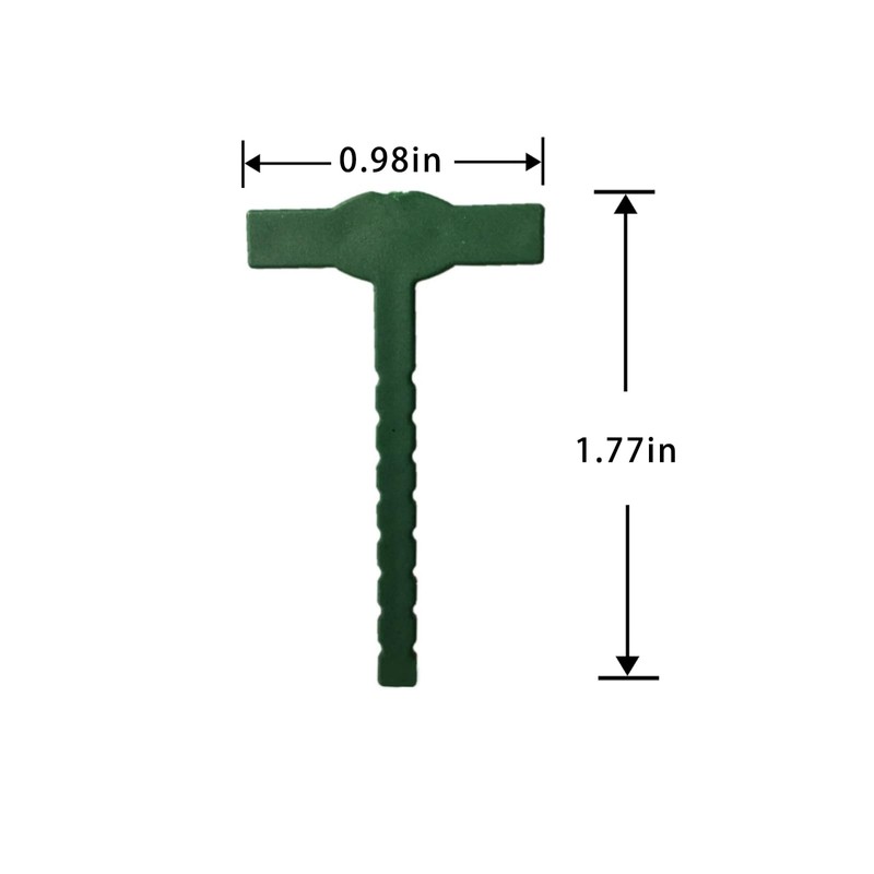 YAFIYGI 20Pcs Boutonniere Pins for Men Green Safety T-Shaped Pin