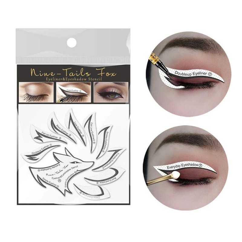 Kagodri Eye Makeup Template Stickers, 24pcs Template Eye Makeup Tools,