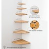Love Oak Corner Shelf, 23 cm