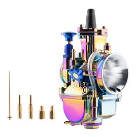 PWK 24mm Carburetor Universal Carb for 50cc to 110cc 2T 4T Engine Dirt Bike Motocross ATV Scooter with Power Jet