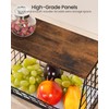 CHOEZON 2-Tier Fruit Basket for Kitchen, Stackable Hanging Basket Wire