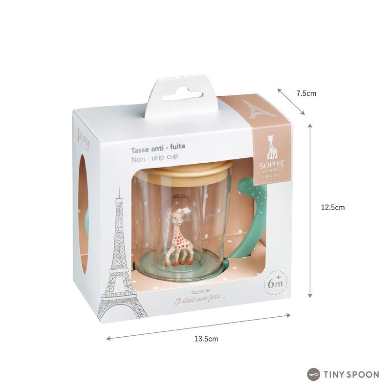 Sophie la Girafe 80ml Spill Proof Plastic Cup with Mascot