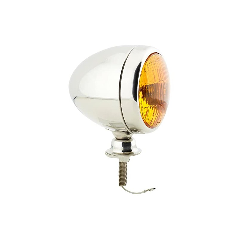Speedway Motors Stainless Steel Tear Drop 12 Volt Fog Light,