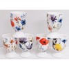 Rainbow Decors Wildflowers Meadow Egg Cups Set of 6 Fine
