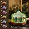 Porseme 500ml Essential Oil Diffuser 3D Glass Aromatherapy Ultrasonic Humidifier