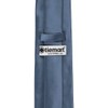 tiemart Premium Solid Color Necktie (Dusty Blue)