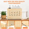 Upgrade WiFi Router Storage Box Hider, Projector Shelf, Large Space
