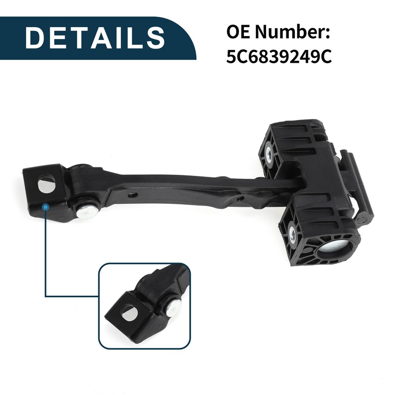 TUCKBOLD Door Check Strap Stopper Limiter for Volkswagen Jetta IV