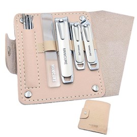 Nail Clippers Manicure Pedicure Kit: 10-in-1 Manicure & Pedicure Tools with PU Case - Portable Stainless Steel Nail Care Set for Home Travel - Gifts for Men Women Christmas Birthday Valentine's Day