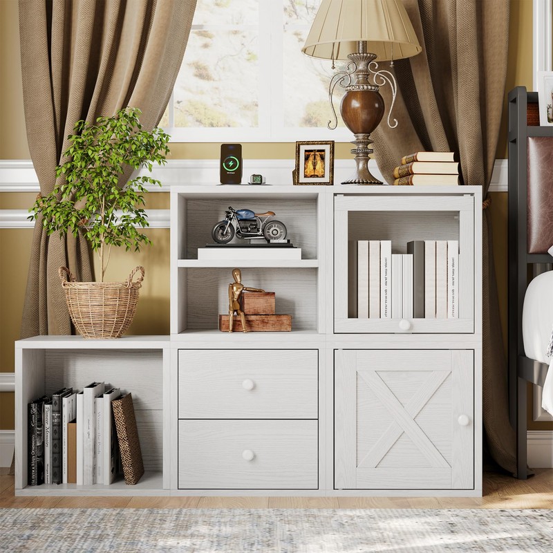 FUSUNBAO Magic DIY Cube Storage Organizer Stackable Cubes for Home