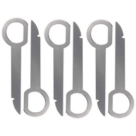 6pcs Car Audio Removal Tool Car Radio Removal Tool Radio Removal Key Pin Tool Twist Tool Key Disassembly Removal Stainless Silver Tone