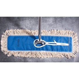 QIPENG Microfiber Dust Mop Head Refills Pack of 2 for Hardwood Tile Laminate & Stone Floors (24'')