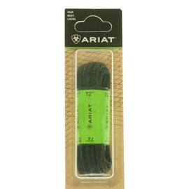 ARIAT Unisex Adult Boot Shoelaces, Black, 72