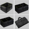WerkaSi Trunk Organizer Car Basket Storage Tote Organizer Small Black