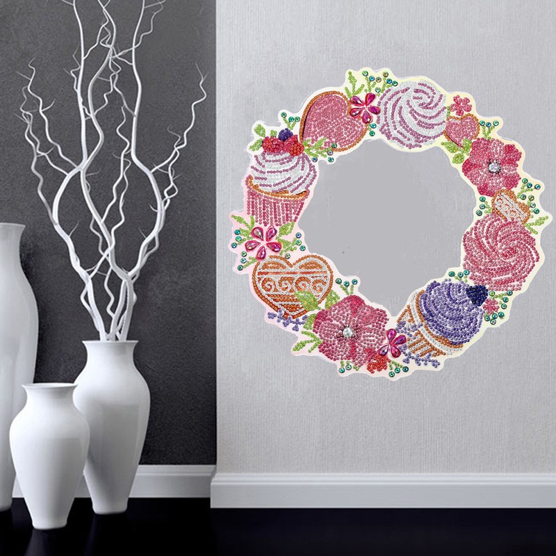 DIY Rhinestones Painting Garland Pattern Crystal Embroidery Picture Decoration KitDZ606