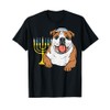 Jewish English Bulldog Dog Hanukkah Pajamas Chanukah PJs Men Women
