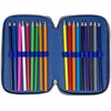 Clondo Astuccio 3 Scomparti Scuola Bambini Per Sonic Fan Completo