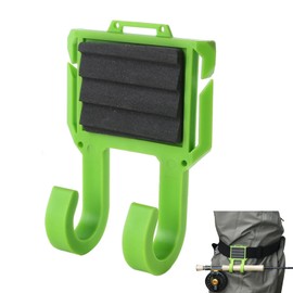 Maxcatch Fly Rod Holder, Belt-Mounted Clip, with Built-in Fly Patch, Hands-Free Fishing Accessory, for Keeping Rods Secure