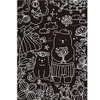 Japan Pearl Processing Scratch Art Animal Dream with Scratch Pen