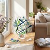 Kathfly 8 Pcs Mini Acrylic Adjustable Glass Display Stands Easel