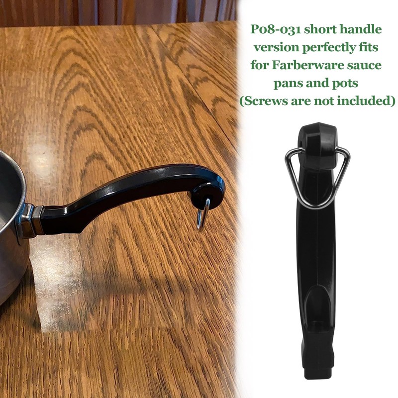 GEAIN P08-031 Saucepan Handle Short Replacement & P08-033 Fry Saucepan
