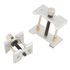 Dilwe 2 in 1 Reversible Watch Watch Case Repair Tool Movement Case Holder Vice Clamp