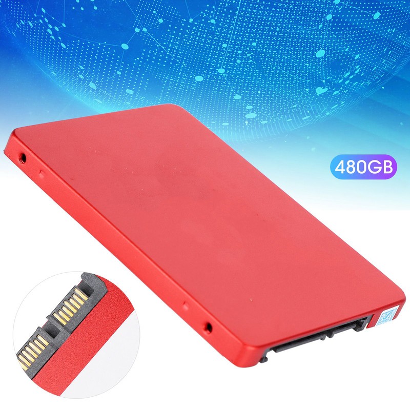Solid State Hard Disk Red for Laptop Desktop Built in