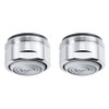 Perlator SLC 11000598 Water-Saving Shower Head M24 Chrome-Plated Set of