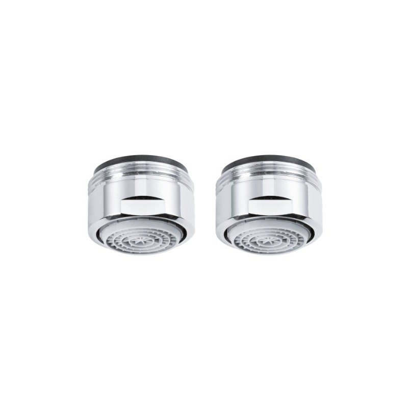 Perlator SLC 11000598 Water-Saving Shower Head M24 Chrome-Plated Set of