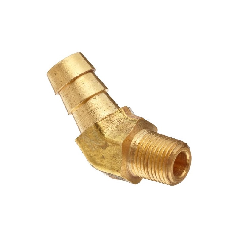 Anderson Metals 07045-0804 Brass 1/2?Inch Hose Barb x 1/4?Inch Male
