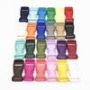 Kjzeex 26Pcs Plastic Side Release Buckles, Colorful Heavy Duty Plastic
