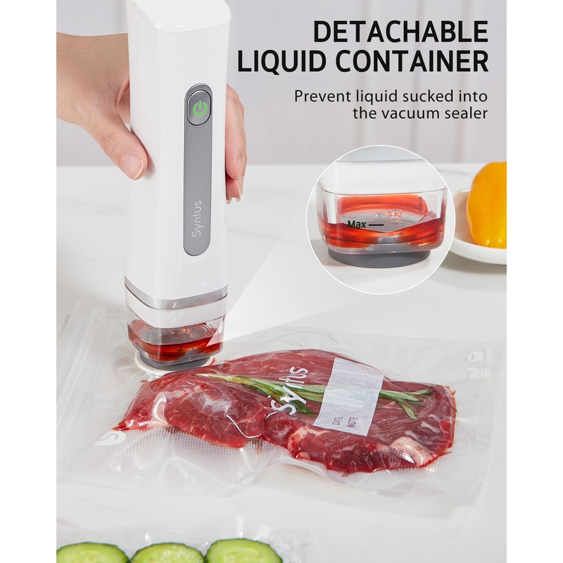 Syntus Vacuum Sealer Bags for Food, Food Storage Bags for