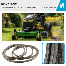 Transmission Drive Belt Suitable for 42" 48" Cut John Deere Mowers L110 LA120 LA125 LA145