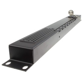 kenable Lockable 1U Security Steel Mesh Panel for 19 Inch Rack Networking Data Cabinets