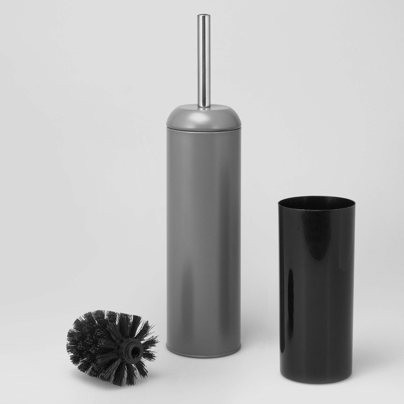 bremermann Rialto Toilet Brush Stand Stainless Steel / Metal (Grey)