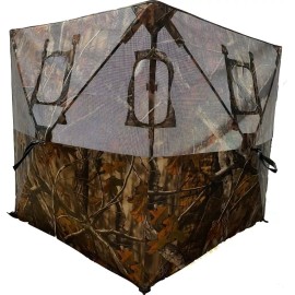 Quick VENATIC Cloak Lite Portable Lightweight Camo Pop Up 2-Sided Ground Hunting Blind