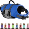 Mklhgty Dog Life Jacket, Reflective Adjustable Dog Life Vest with