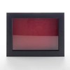 Black 5x7 Small Shadow Box Picture Wooden Frame with Red