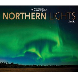 Canadian Geographic Northern Lights | 2024 14 x 24 Inch Monthly Deluxe Wall Calendar | Foil Stamped Cover | Wyman Publishing | Travel Scenic Outdoor