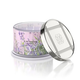 HomeWorx by Slatkin Lavender Vanilla 18 Oz 4 Wick Candle - Notes of Lavender, Vanilla, Sandalwood, Cedarwood