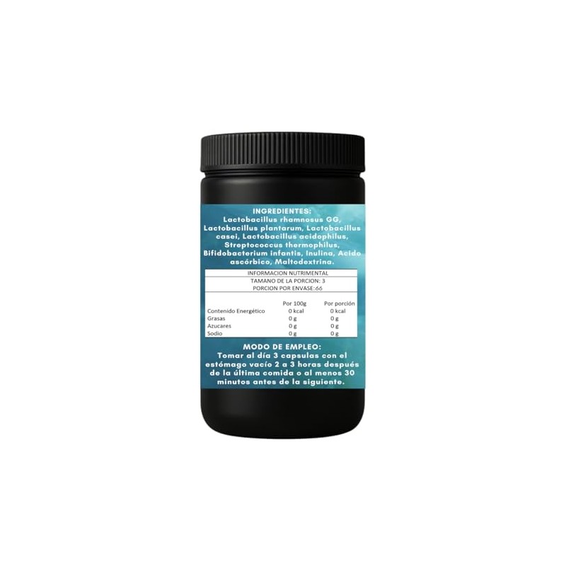 IsaaQuim Mezcla Probiótica Salud Digestiva 6 Cepas