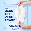 Always Infinity Feminine Pads for Women, Size 2 Heavy, with
